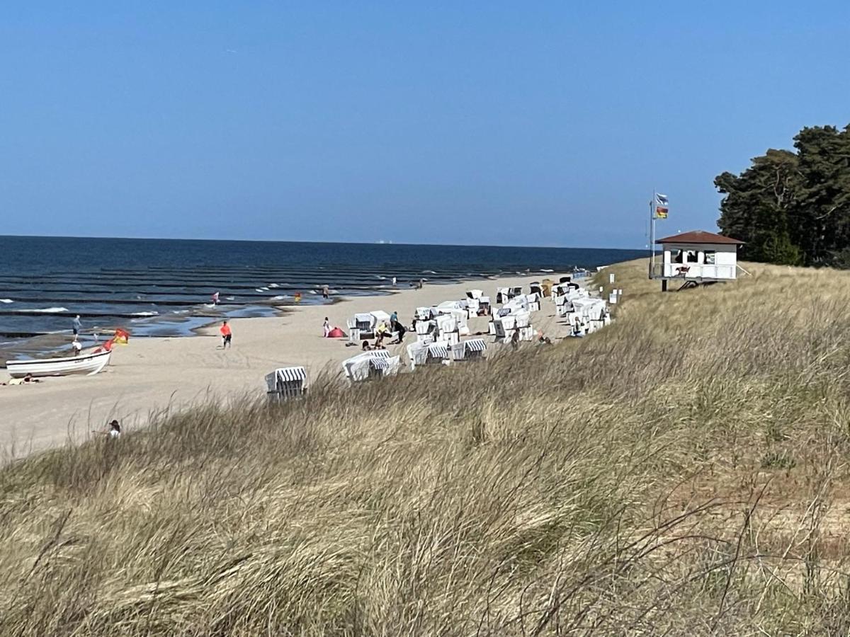 "Ab Zum Strand" Ferienwohnung Mit Balkon Zempin Exteriör bild