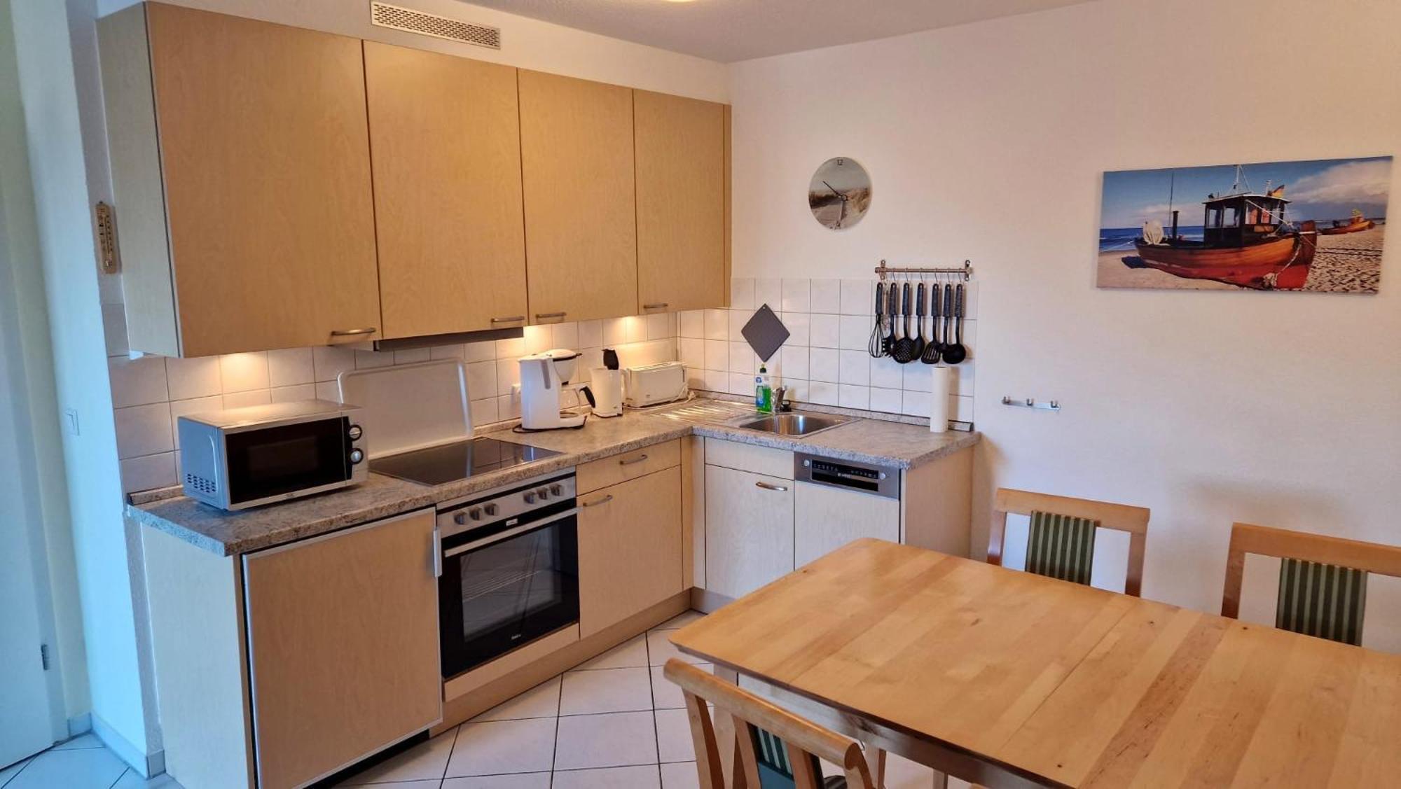 "Ab Zum Strand" Ferienwohnung Mit Balkon Zempin Exteriör bild