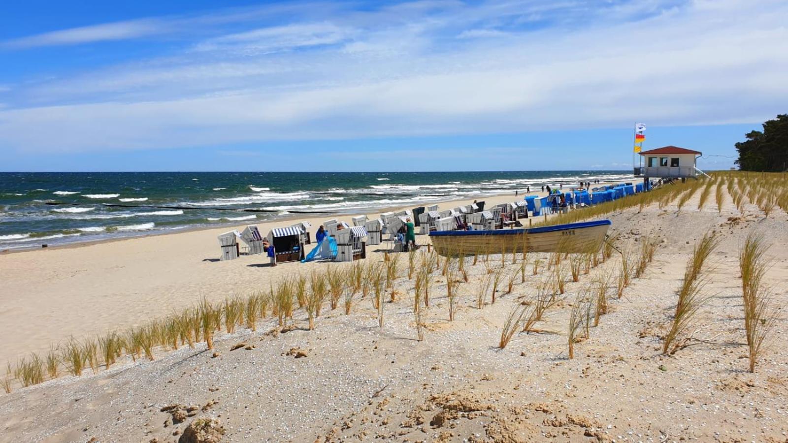 "Ab Zum Strand" Ferienwohnung Mit Balkon Zempin Exteriör bild