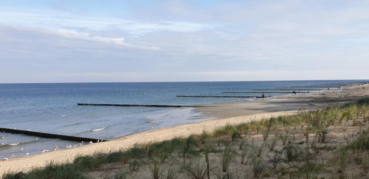 "Ab Zum Strand" Ferienwohnung Mit Balkon Zempin Exteriör bild