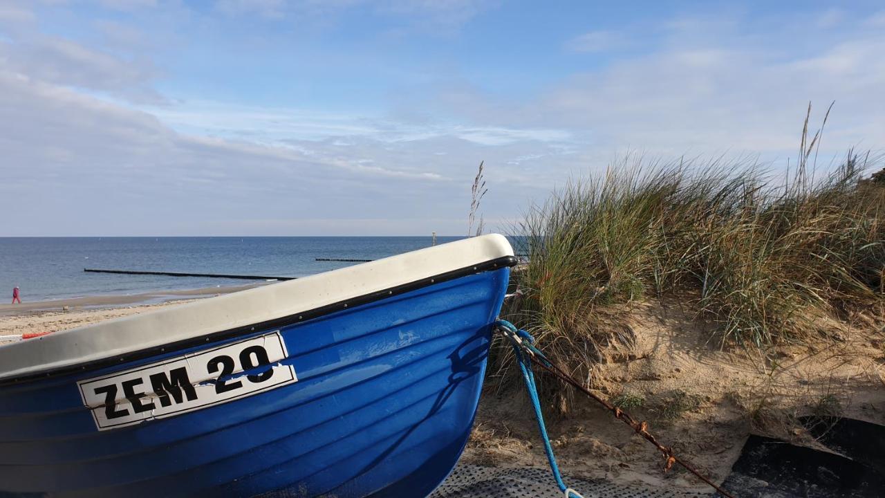 "Ab Zum Strand" Ferienwohnung Mit Balkon Zempin Exteriör bild